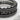 Railroad Track Ring, oxidized, close-up of textured track ties