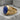 Lapis Urartian Griffin Ring, gold vermeil, front view