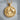 Lydian Lion Bull Pendant, gold vermeil, front view