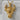 Hattian Bull Horn Pendant, gold vermeil, front product photo