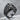 Trinity Knot Boss Ring in black rhodium finish, front angled view