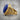 Lapis Rosette Buttress Ring, gold vermeil, front view