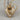 Folded Bandana Enamel Pendant, gold vermeil product photo