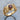 Tara Garnet Scroll Ring, gold vermeil, angled product photo