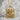 Borre Beast Knot Pendant, gold vermeil, front studio product photo