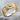 Urartian Winged Rosette Ring, gold vermeil, product photo