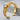 Viking Beast Interlace Bracelet, gold vermeil, angled product view