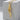 Cornicello Fluted Horn Pendant, gold vermeil, front studio view