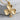 Irish Shamrock Vein Pendant, gold vermeil, product photo