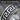 Greek Meander Step Ring, oxidized silver, close-up of fretwork and stepped edges