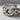 Viking Beast Name Bracelet, oxidized, close-up of engraved panel and beast motif