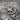 Compass Wave Crest Bracelet, oxidized, close-up of center compass and waves