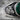 Malachite Boar Tusk Ring, oxidized silver, close-up of boar relief and gemstone
