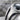 Hematite Ellipse Channel Ring, oxidized silver, close-up of cabochon and channels