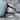 Amazonite Rectangular Rail Ring, oxidized, close-up of stone and rail setting