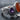 Carnelian Amethyst Crown Ring, oxidized silver, close-up of scalloped bezels and stones