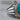 Turquoise Sunburst Concho Ring, oxidized silver, close-up of stone setting