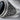 Onyx Knot Shoulder Ring, oxidized silver, close-up of stone and knot shoulder
