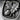 Oak Acorn Signet Ring, oxidized silver, close-up of leaf and acorn relief
