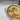 Great Wave Kanagawa Lens Pendant — 18K Gold Vermeil, close-up of the carved wave and textured frame