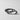 Angel Script Ring, black rhodium, angled view on textured white surface