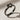 Heart Solitaire Ring, black rhodium, angled studio view