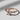 Marquise Flower Ring, rose gold, front view with shadow