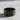 Horizontal Tree Bark Ring, black rhodium, product photo
