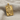 Queen of Hearts Pendant, gold vermeil, front view on fabric