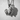 Pomeranian Spitz Pendant, polished silver, standing profile view