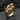 Close-up view of the 925 sterling silver embracing lovers ring displaying flowing hair on a dark stone.