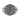 Top-down view of 925 sterling silver Nordic rune ring showcasing intricate central stave symbol and oxidized finish