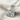 Horus Head Pendant, polished silver, product photo on linen