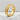 Braided Weave Ring, gold vermeil, angled product view on stone