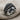 Sunglasses Beanie Skull Ring, oxidized silver, three-quarter view