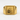 Japanese Nin Kanji Signet Ring, gold vermeil finish, front view