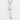 Samurai Katana Pendant, polished, front view on white