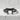 Open Torii Gate Ring, black rhodium, front view on stone