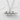 Hanami Dango Pendant, polished silver, front view