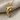 Arched Dolphin Pendant, gold vermeil, product photo on linen