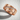 Diagonal Gemstone Wedding Ring, rose gold, angled product photo
