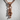 Fingers Crossed Hand Pendant, rose gold plated silver, front product photo