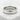 Kokoro Kanji Ring, polished silver finish on stone display