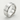 Kanji Harmony Spinner Ring, polished silver, angled product photo
