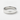 Ei Kanji Eternity Ring, polished silver, front view on white background