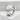 Indomitable Kanji Band Ring, polished silver, front angled view on white surface