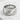Great Wave Band Ring, polished finish, product photo on stone