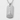 Tokyo Tower Dog Tag Pendant, polished silver, front view