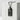 Japan Rising Sun Tag Pendant, black rhodium, displayed on white concrete pedestal