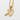 Katana Kanji Blade Pendant, gold vermeil, product photo on white surface